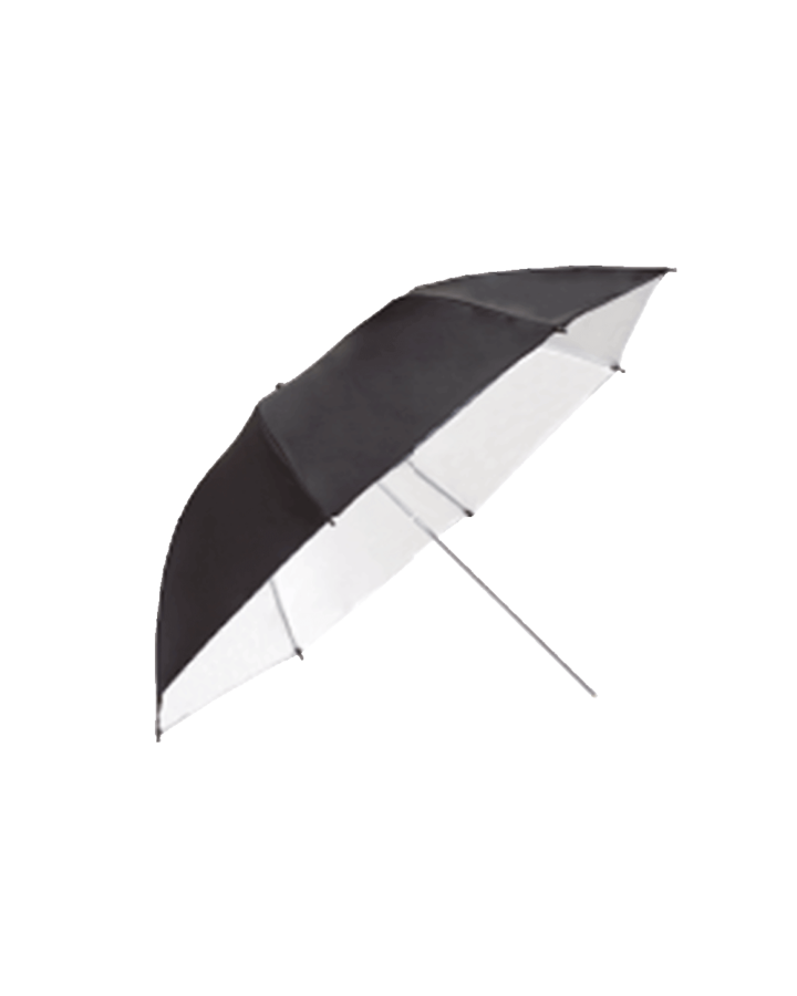 Paraguas profundo Ø105 cm Negro/Blanco