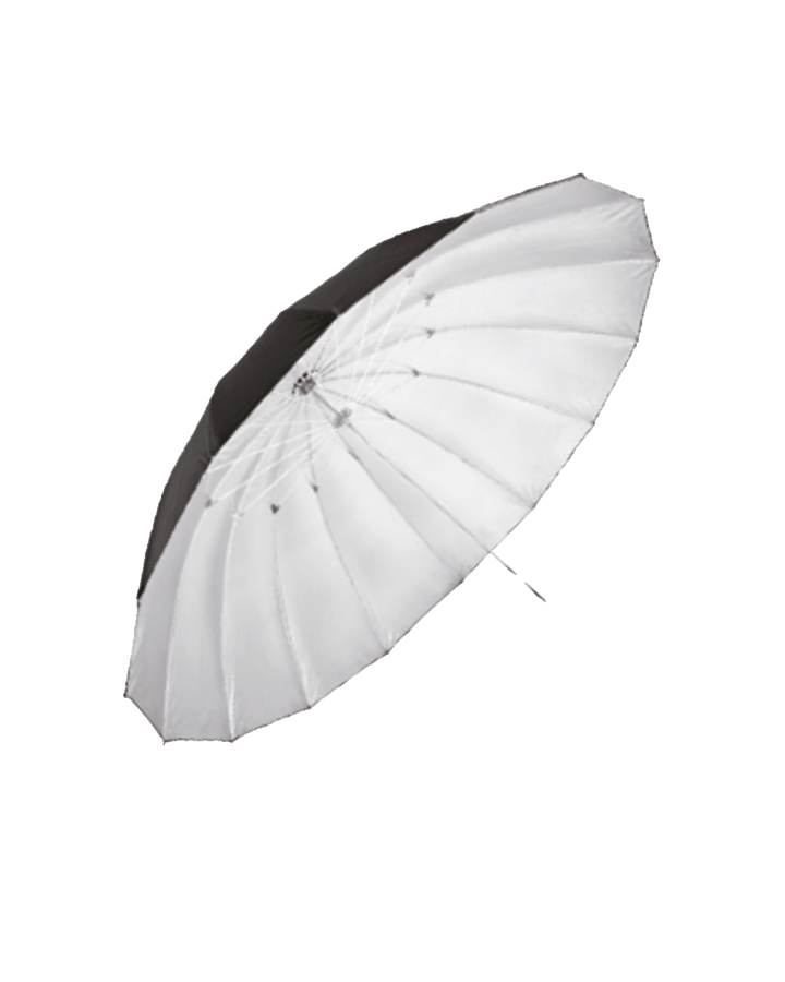 Paraguas 150 cm Negro/Plata