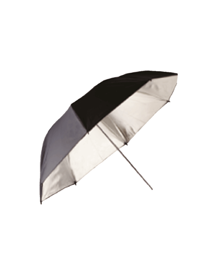 Paraguas profundo Ø85 cm Negro/Plata